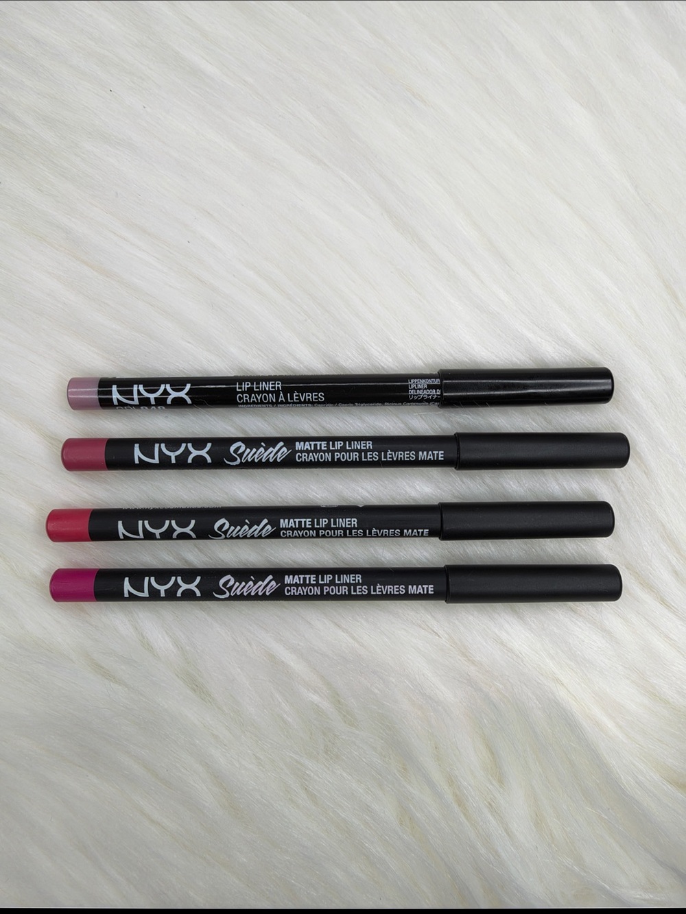 Lot of 4 New NYX Cosmetics Lip Liners